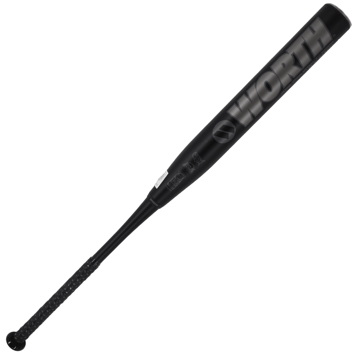 2022 Worth KRECHER XL Blackout 2pc 13.5 Barrel USSSA Slowpitch Softball Bat WKRSUB