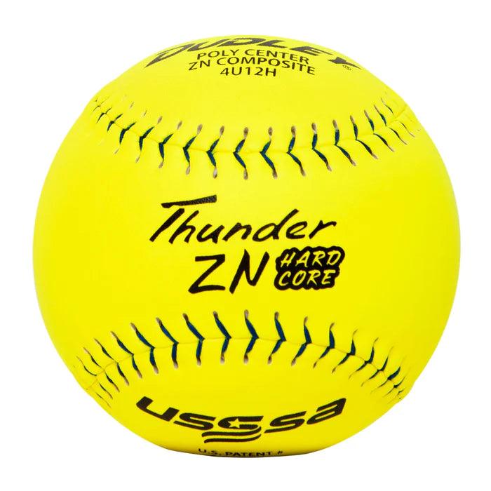 Dudley Thunder ZN Hardcore 44/375 USSSA 12 Slowpitch Softballs - 4U12H