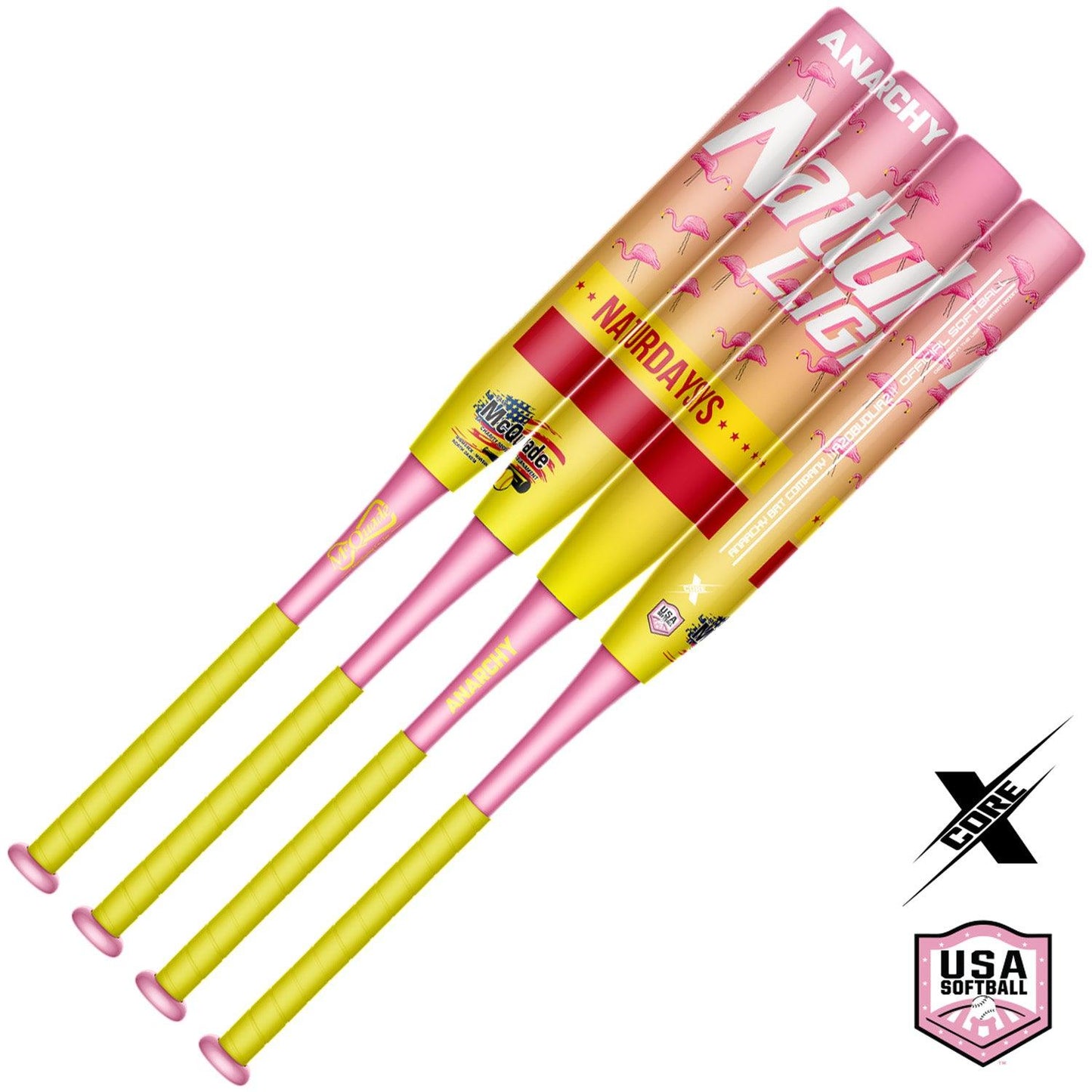 2021 Anarchy Naturdays Collectors Edition 2PC - 12- .5oz End Load - USA/ASA Slowpitch Softball Bat A21ANTD12-2