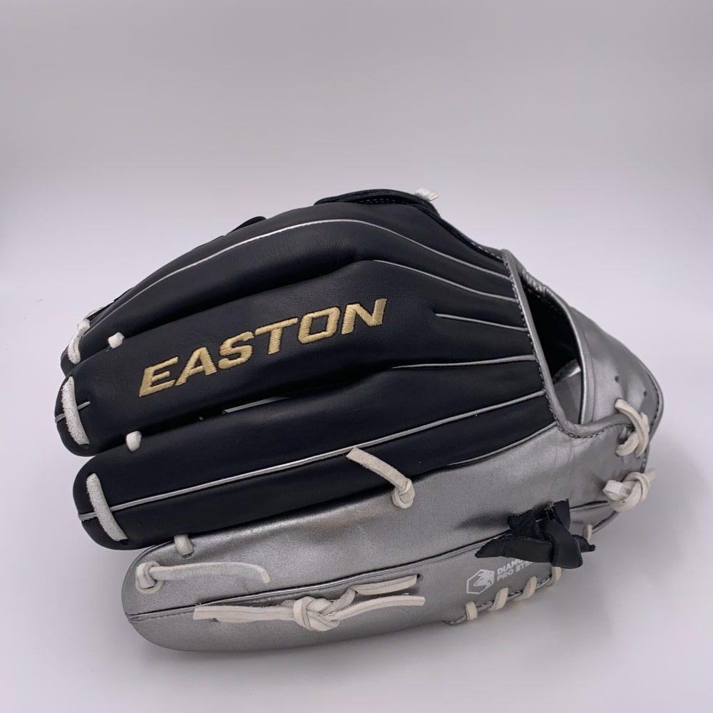 Easton El Jefe Metallic Series-Black/Metallic Silver-14 Slowpitch Glove