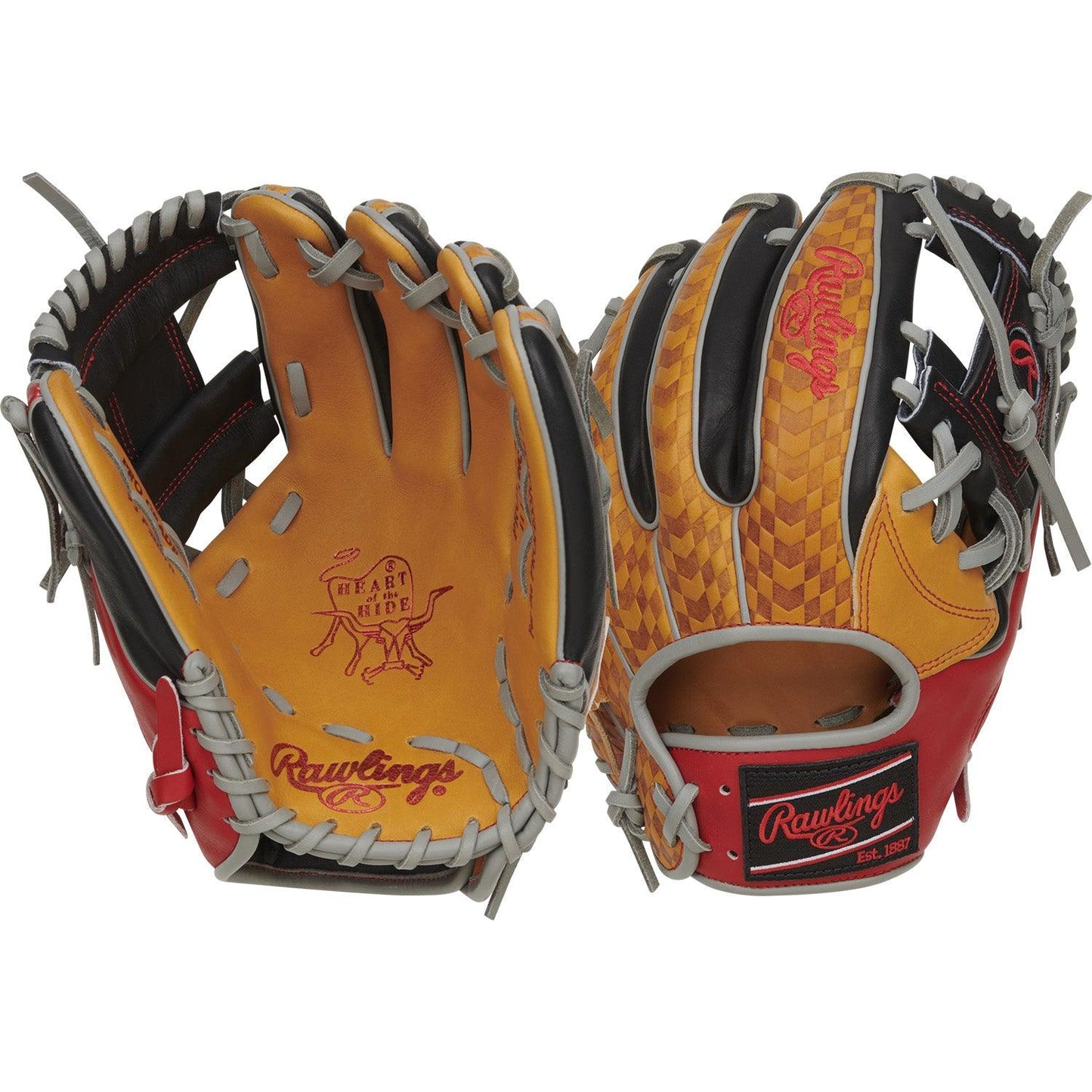 Rawlings Heart Of The Hide Color Sync 11.5 Baseball Glove - RPRO934-2TS