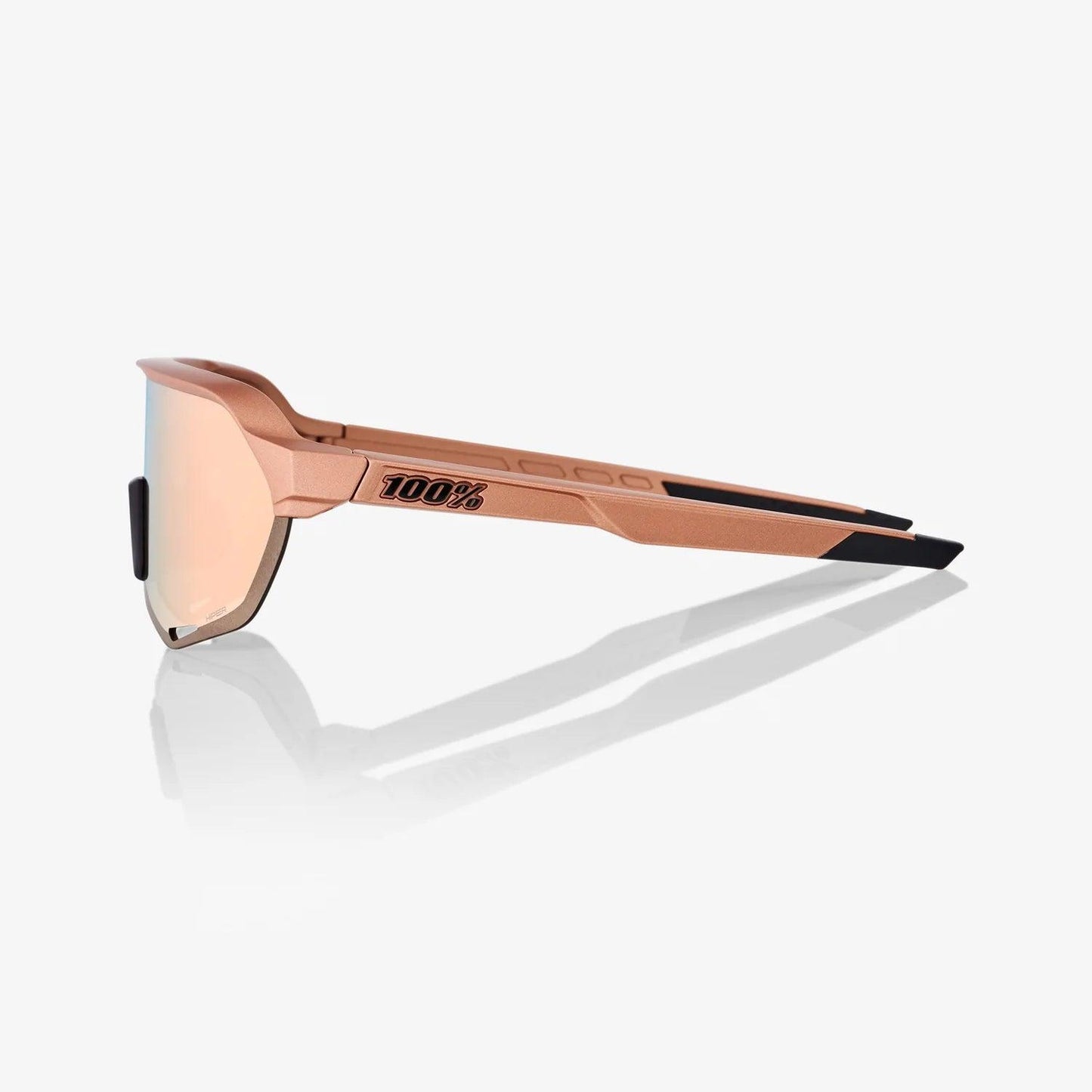 100 Percent Sunglasses - S2 - Matte Copper Chromium - HiPER Copper Mirror Lens