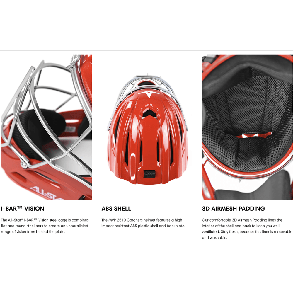 All Star S7 Axis Age 9-12 NOCSAE Certified Catchers Set - USA