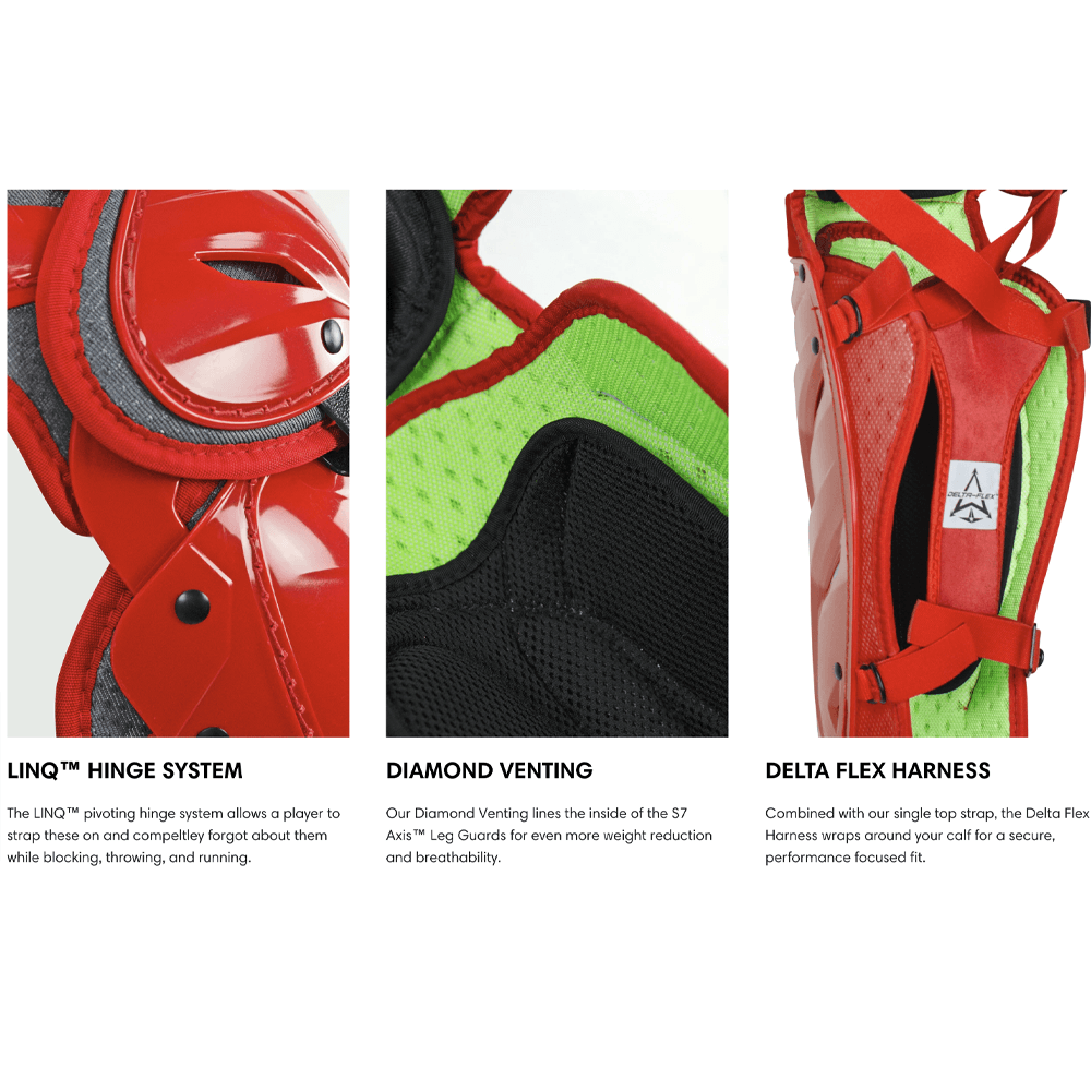All Star S7 Axis Age 9-12 NOCSAE Certified Catchers Set - USA