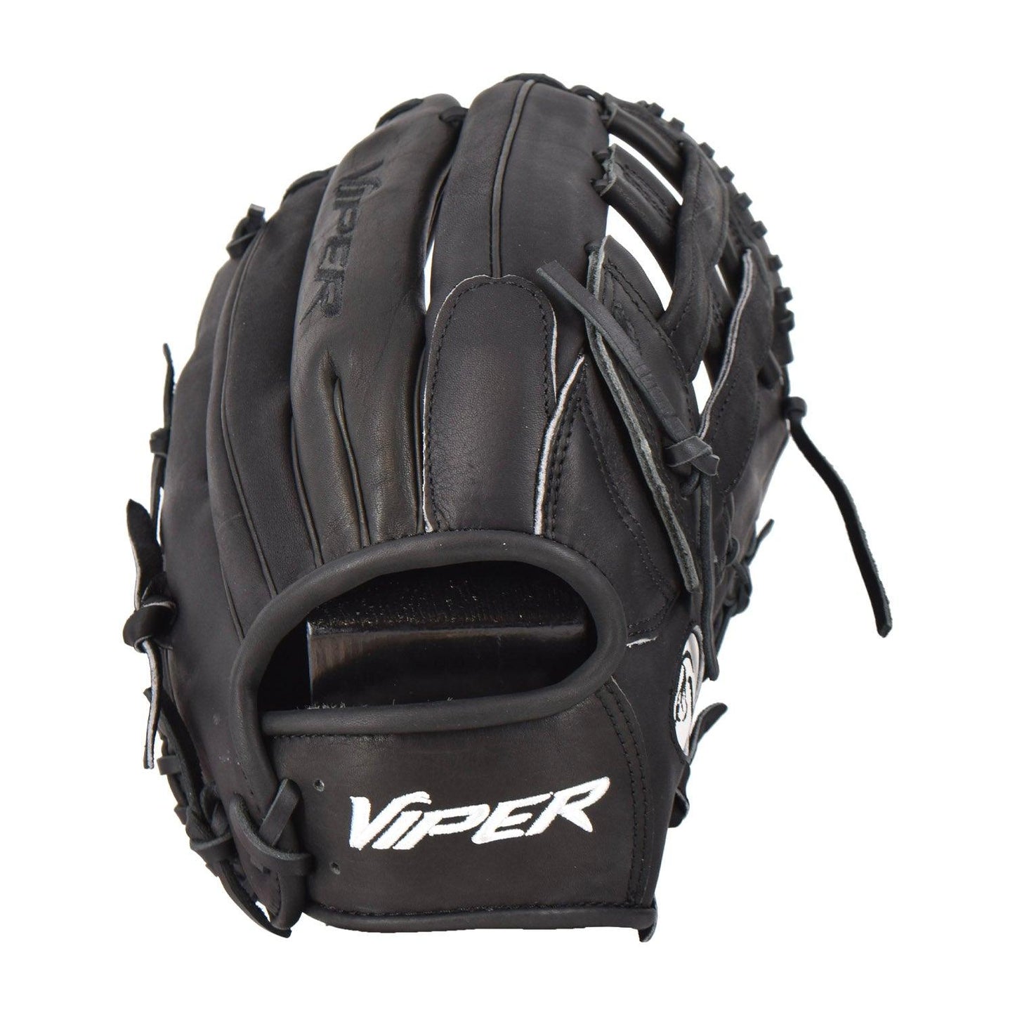 Viper Premium Leather Slowpitch Softball Fielding Glove Game Ready Edition - VIP-H-SL-BLK-001