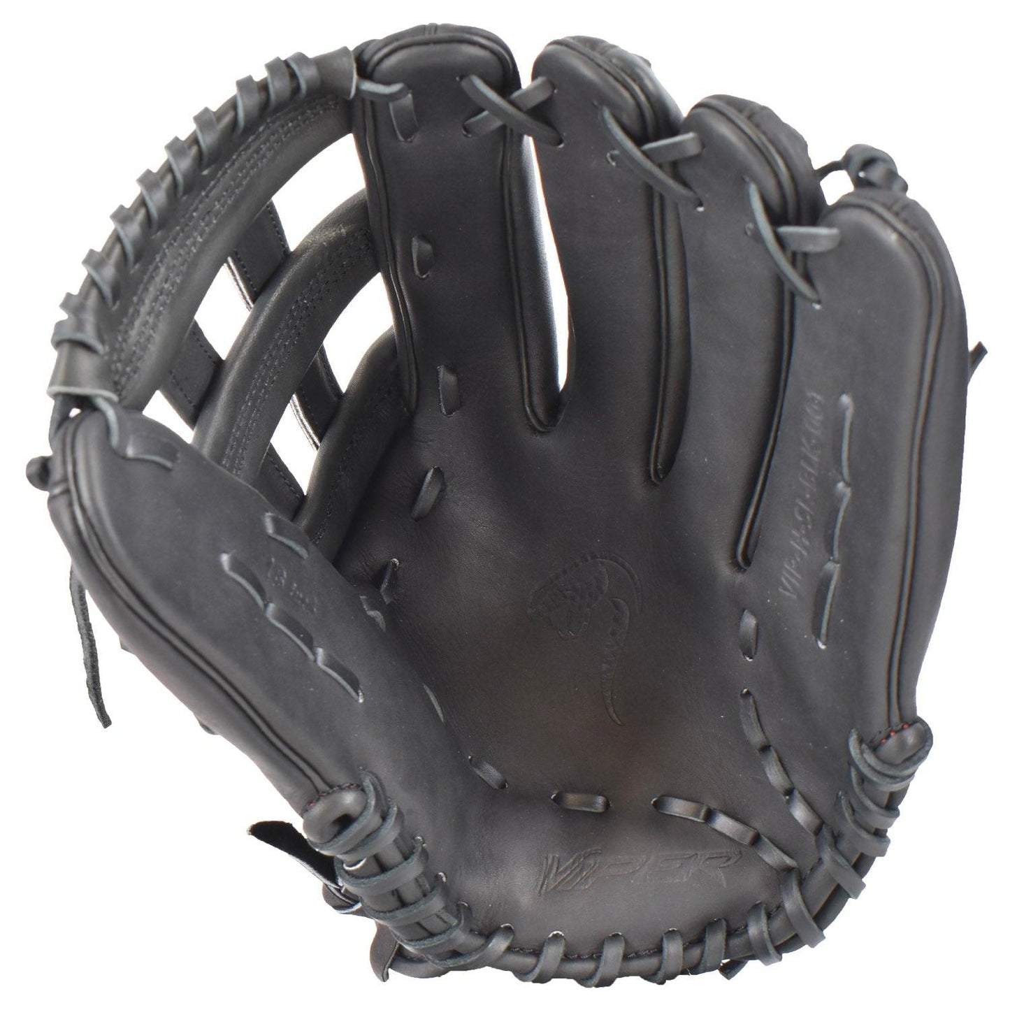 Viper Premium Leather Slowpitch Softball Fielding Glove Game Ready Edition - VIP-H-SL-BLK-001