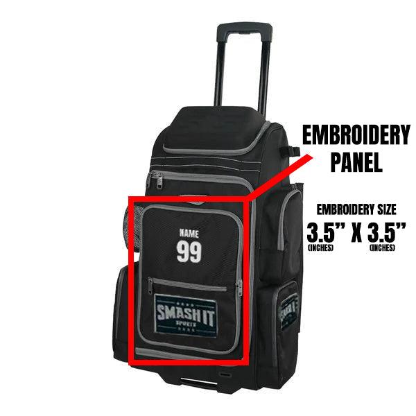 SMASH OPS Lil' Guerrilla Roller Bag - Black/Charcoal