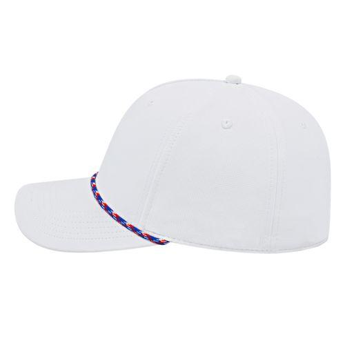 Team USA Shield Snapback Hat - White