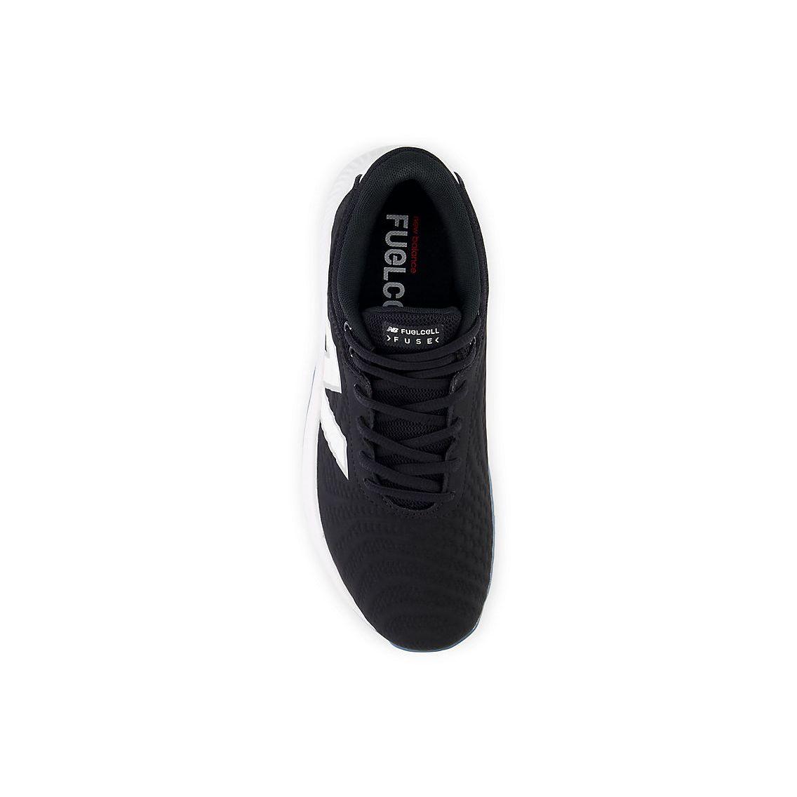 New Balance Women's FuelCell FUSE v4 Turf Trainer Softball Shoes - Black/Optic White - STFUSEK4