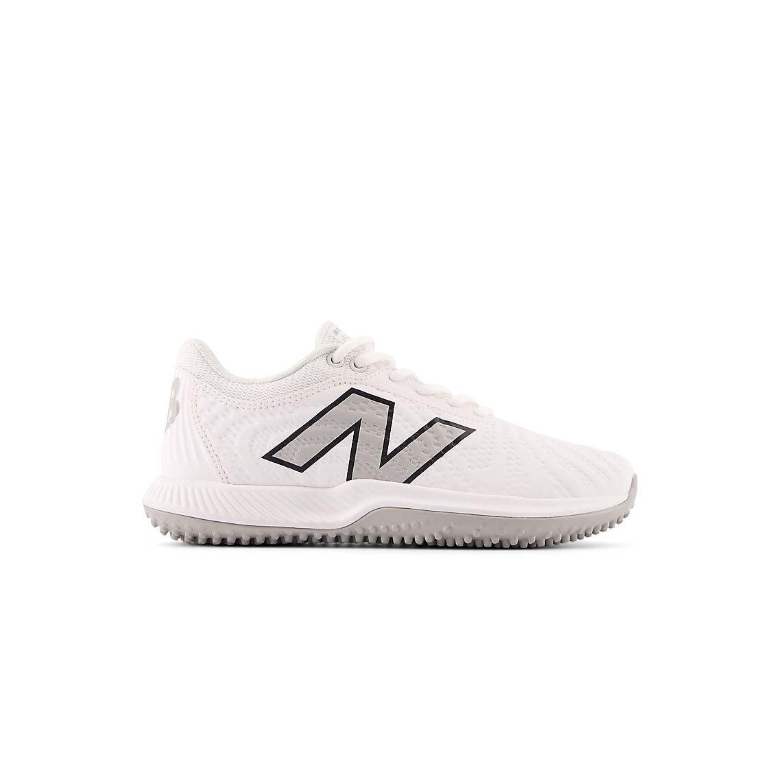 New Balance Women's FuelCell FUSE v4 Turf Trainer Softball Shoes - Optic White/Raincloud - STFUSEW4