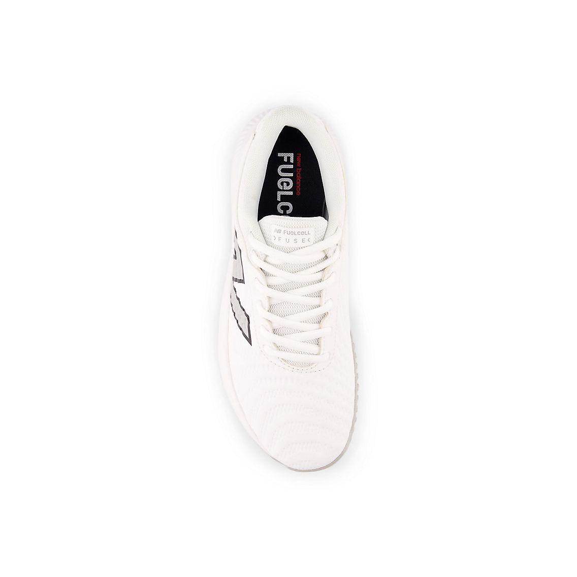 New Balance Women's FuelCell FUSE v4 Turf Trainer Softball Shoes - Optic White/Raincloud - STFUSEW4