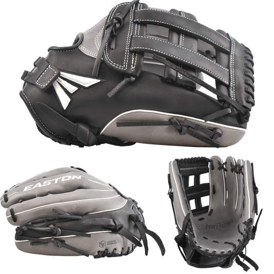 Easton Professional Collection Slowpitch Softball Glove (BK/GY/WH)