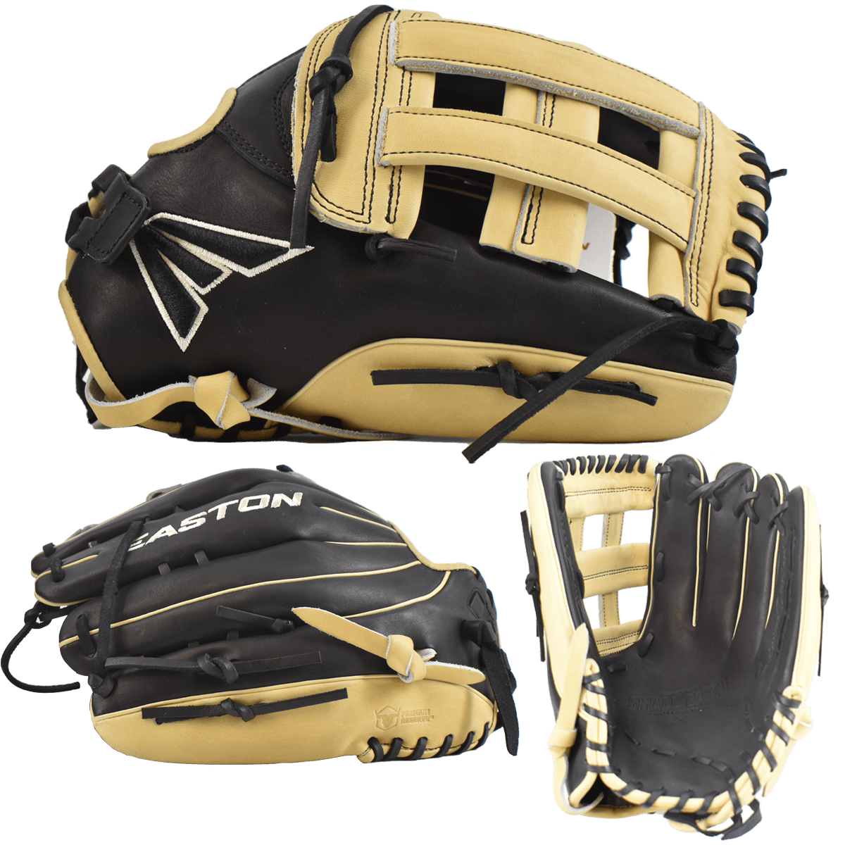 Easton Small Batch No. 65 Slowpitch Softball Glove - Black/Camel