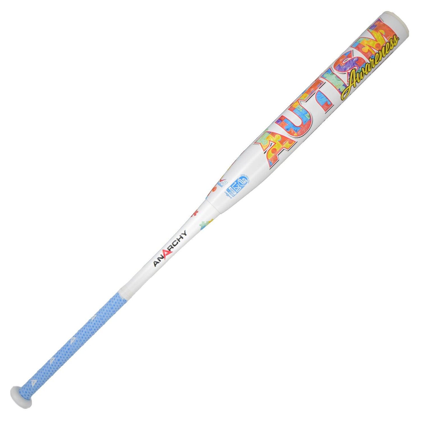2024 Anarchy Autism Awareness .5oz End Load USSSA Slowpitch Softball Bat ASPAA24U