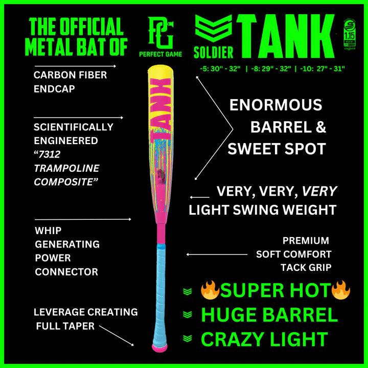 2025 Soldier Tank -5 USSSA Youth Baseball Bat