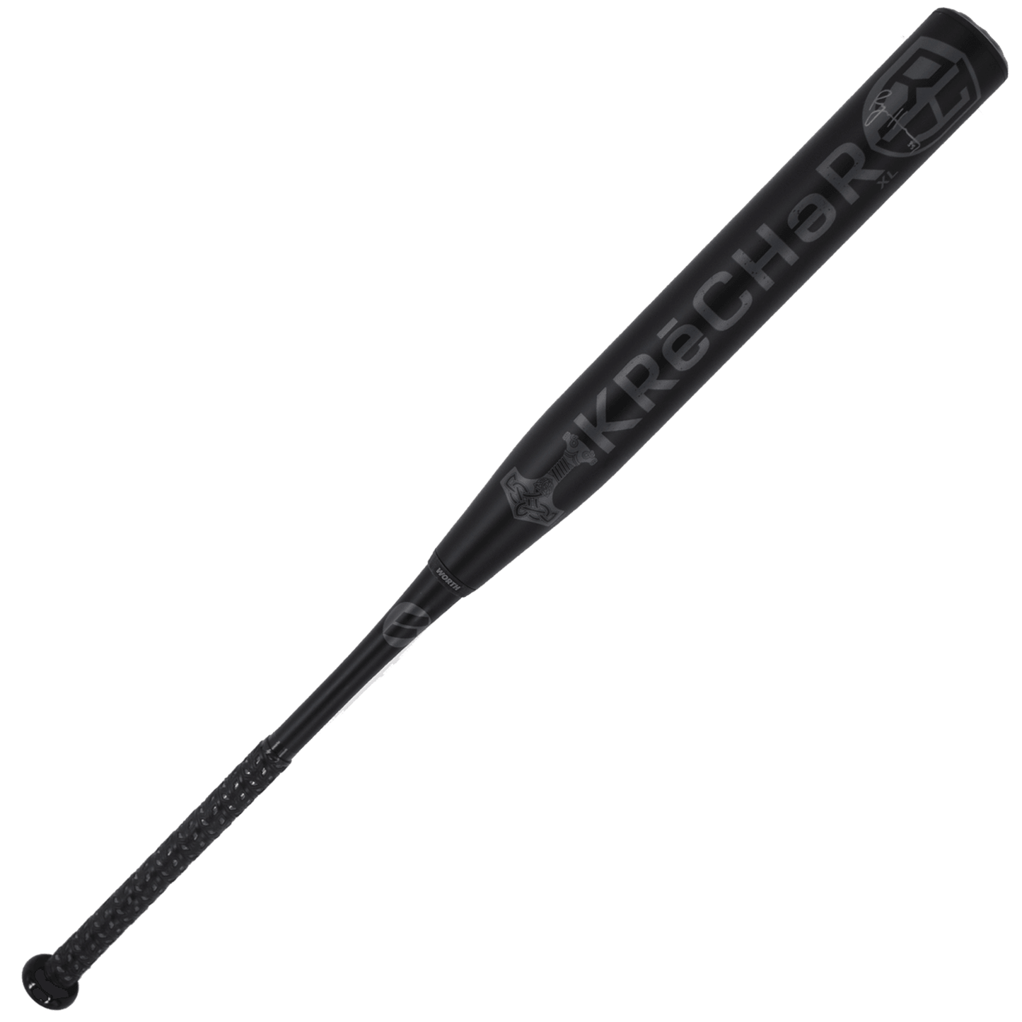 2022 Worth KRECHER XL Blackout 2pc 13.5 Barrel USSSA Slowpitch Softball Bat WKRSUB