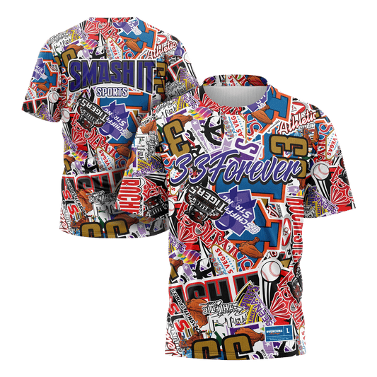 Smash It Sports Short Sleeve Shirt - 33 Forever