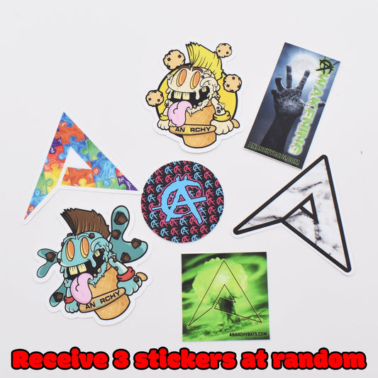 Anarchy Bat Company 3 Sticker Bundle (Random)