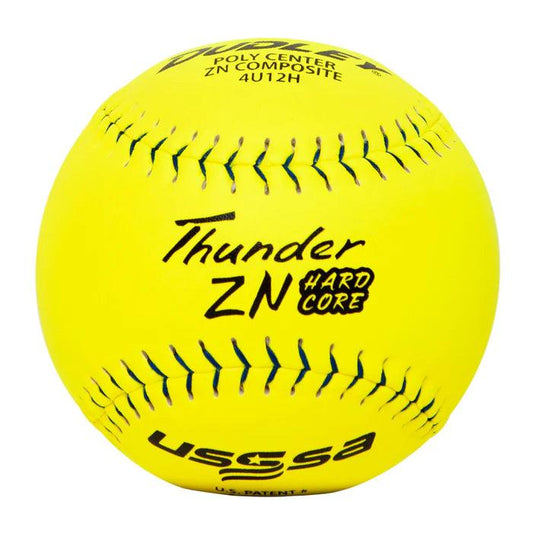 Dudley Thunder ZN Hardcore 44/375 USSSA 12 Slowpitch Softballs - 4U12H