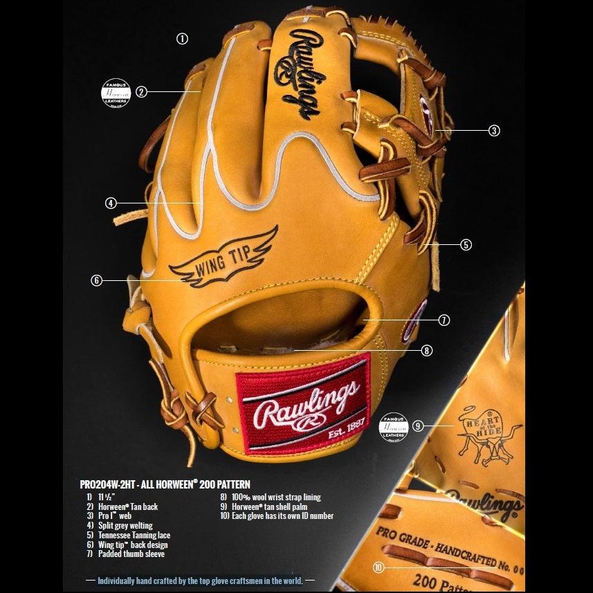 Rawlings Heart of the Hide 11.5 Baseball Glove PRO204W-2HT