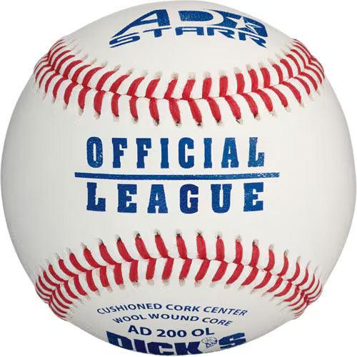 AD STARR Official League Baseballs (Ages 16 & Under) - AD 200 OL