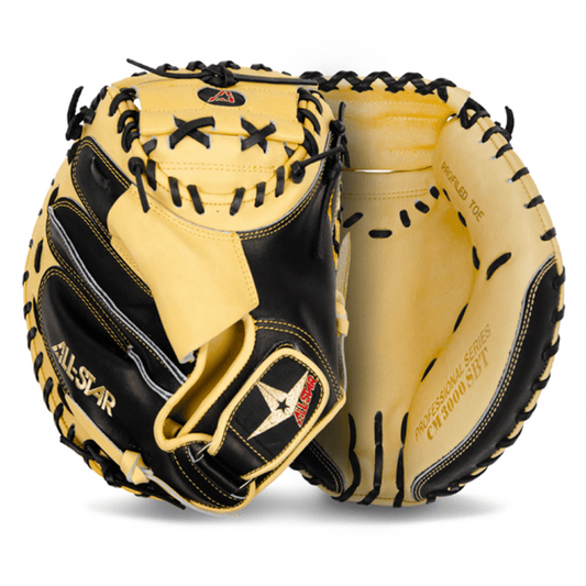 All Star Pro Elite 33.5 Black/Tan Catchers Mitt/Glove