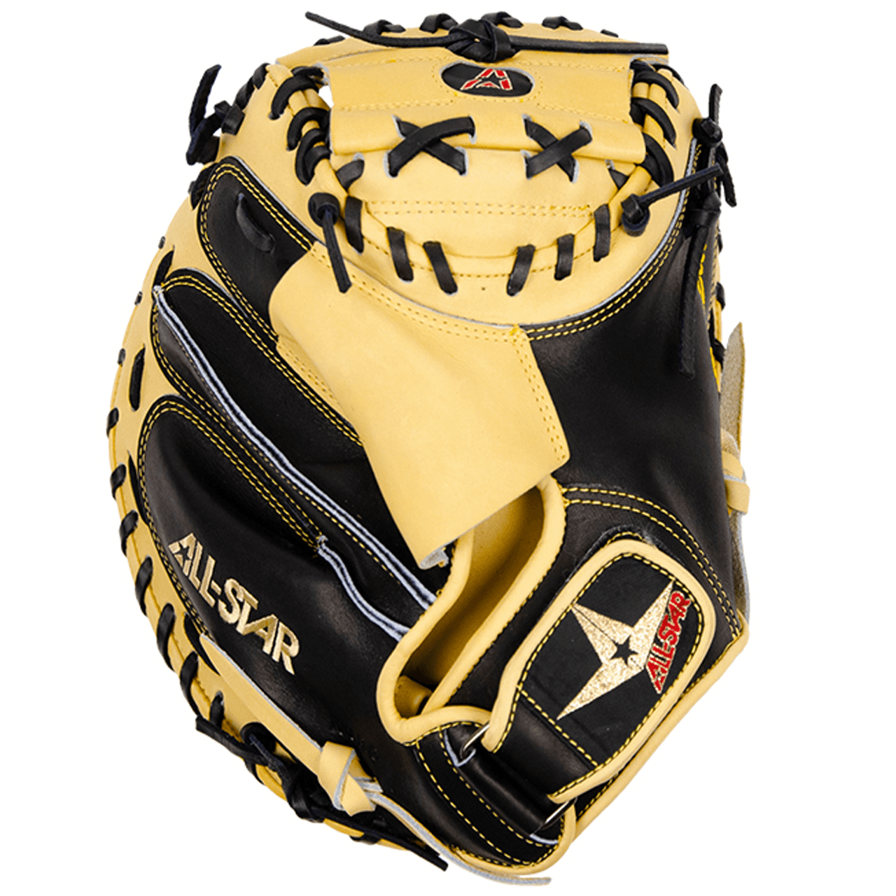 All Star Pro Elite 33.5 Black/Tan Catchers Mitt/Glove