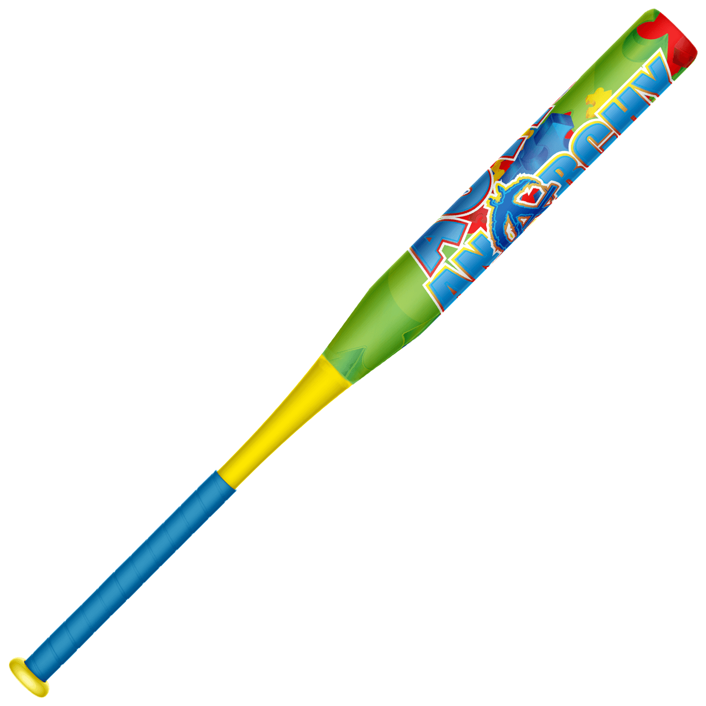 2021 Anarchy Autism  Limited Edition  1PC - 12.5- 1oz End Load - USA/ASA Slowpitch Softball Bat A20AASM1-1