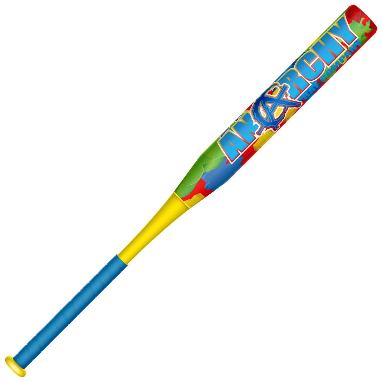 2021 Anarchy Autism  Limited Edition  1PC - 12.5- 1oz End Load - USA/ASA Slowpitch Softball Bat A20AASM1-1