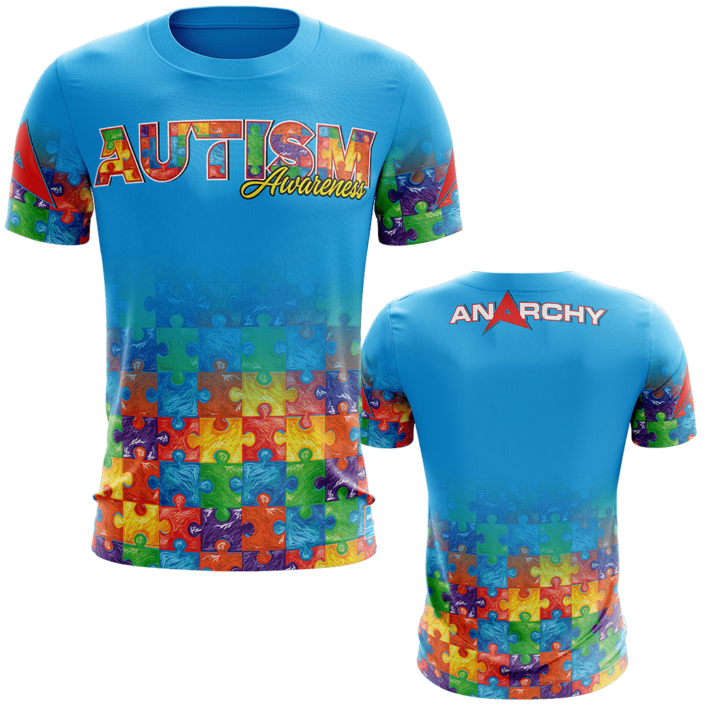 Anarchy Bat Company Short Sleeve Shirt - Autism Awareness