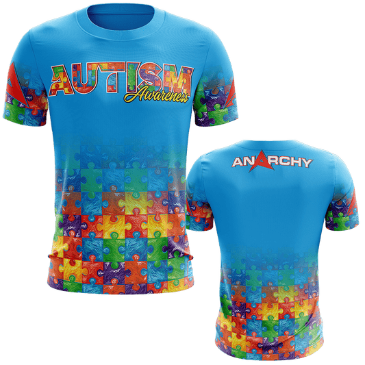 Anarchy Bat Company Short Sleeve Shirt - Autism Awareness