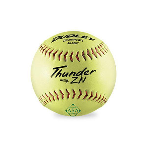 Dudley ASA Thunder ZN Hycon 12 52/300 Softballs (4A-068Y)