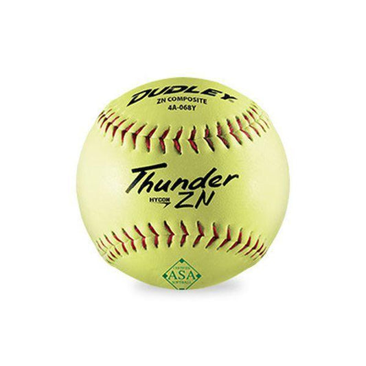 Dudley ASA Thunder ZN Hycon 12 52/300 Softballs (4A-068Y)