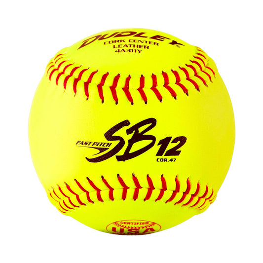 Dudley 12 USASB SBC Fastpitch Softballs - 4A311Y