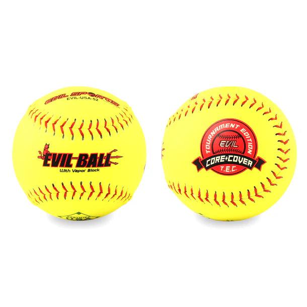 Evil Sports 52/300 Distance Tournament Edition USA/ASA 12 Slowpitch Softballs