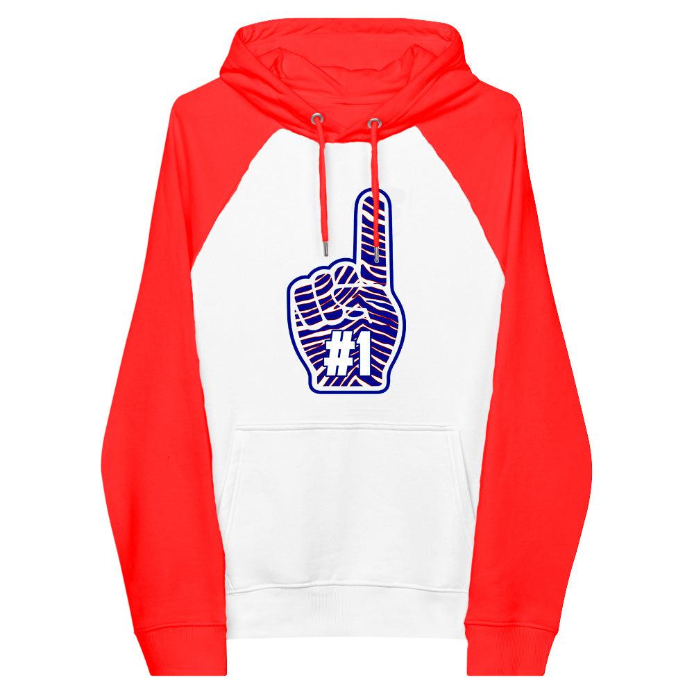 Football Team - Foam Finger - Performance Defender Hoodie - Red