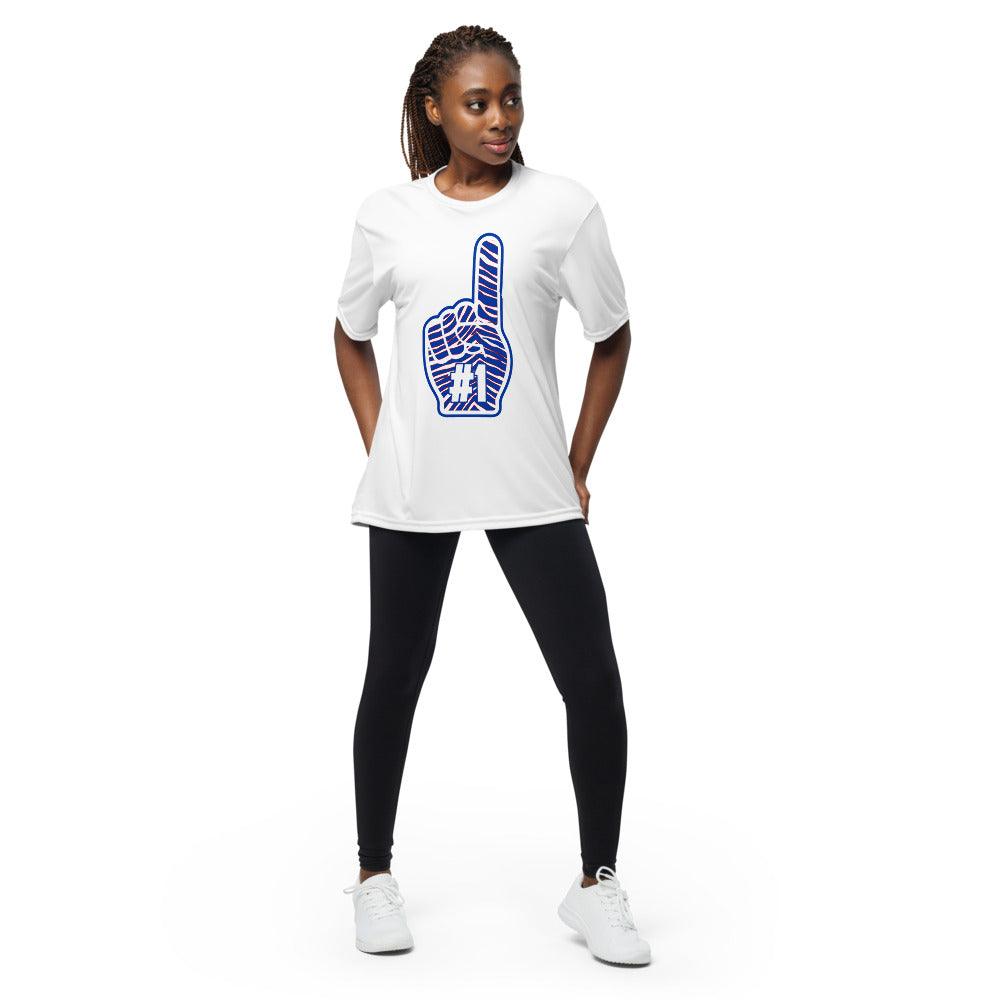 Football Team - Foam Finger - Performance Crew Neck T-Shirt