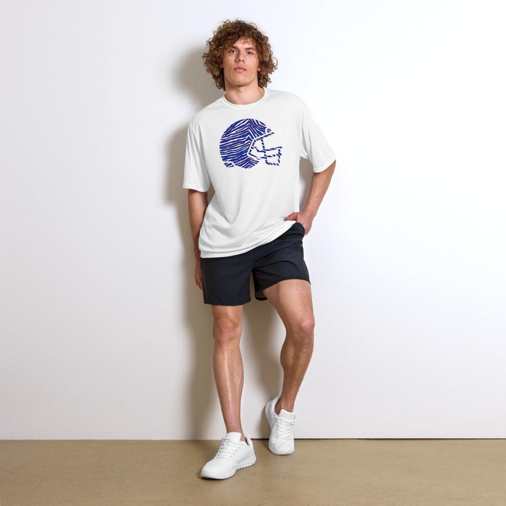 Football Team - Helmet - Performance Crew Neck T-Shirt