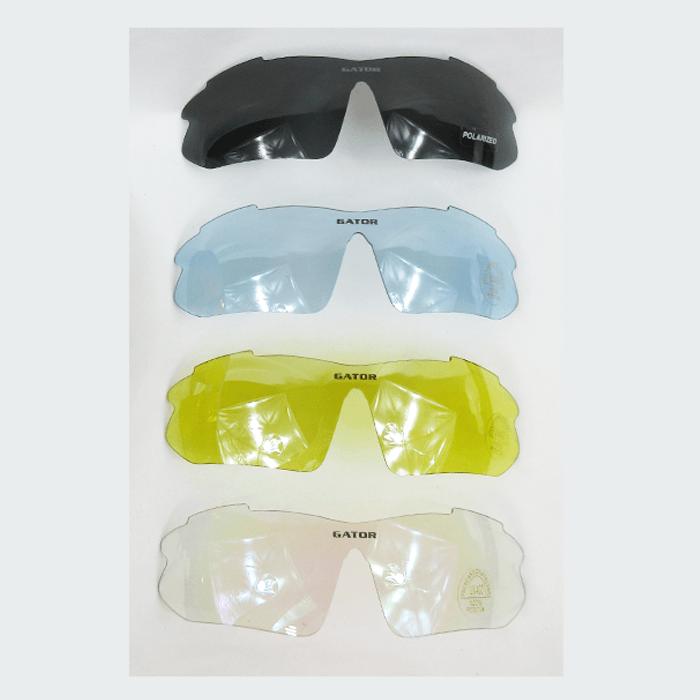 Gator Gear Multi-Lens Sunglasses Kit - Red (w/ Prescription Lens Insert)