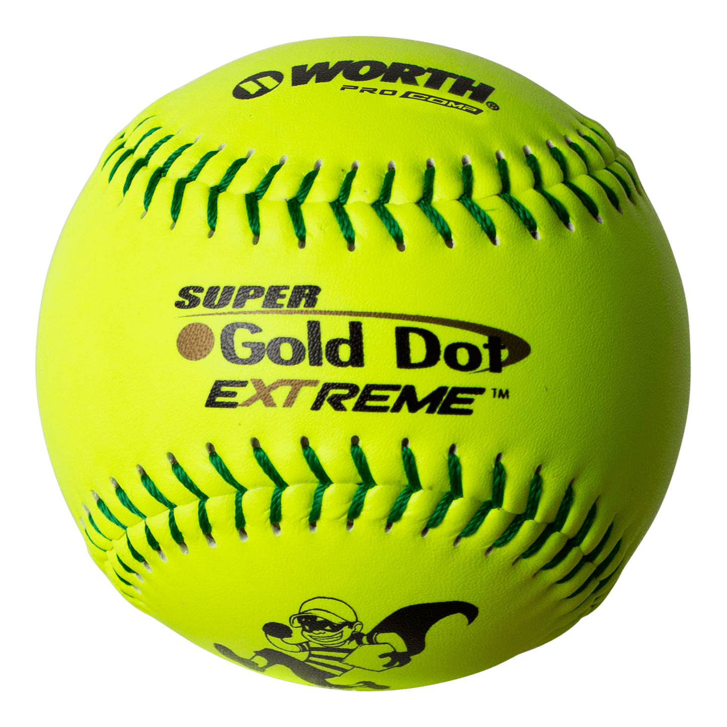 Worth Super Gold Dot Extreme 44/400 ISA 12 Slowpitch Softballs - IS44CY