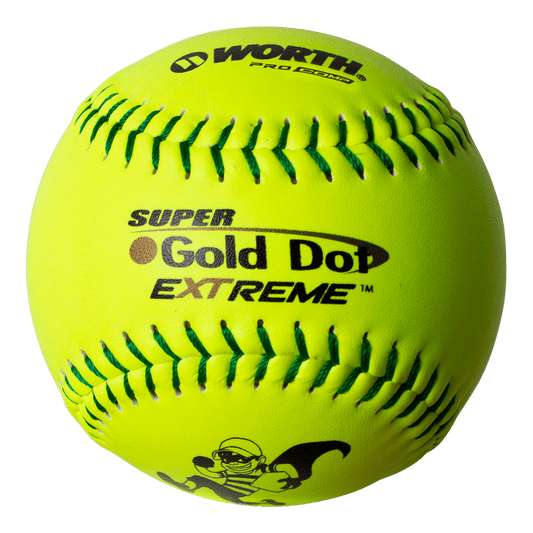 Worth Super Gold Dot Extreme 44/400 ISA 12 Slowpitch Softballs - IS44CY