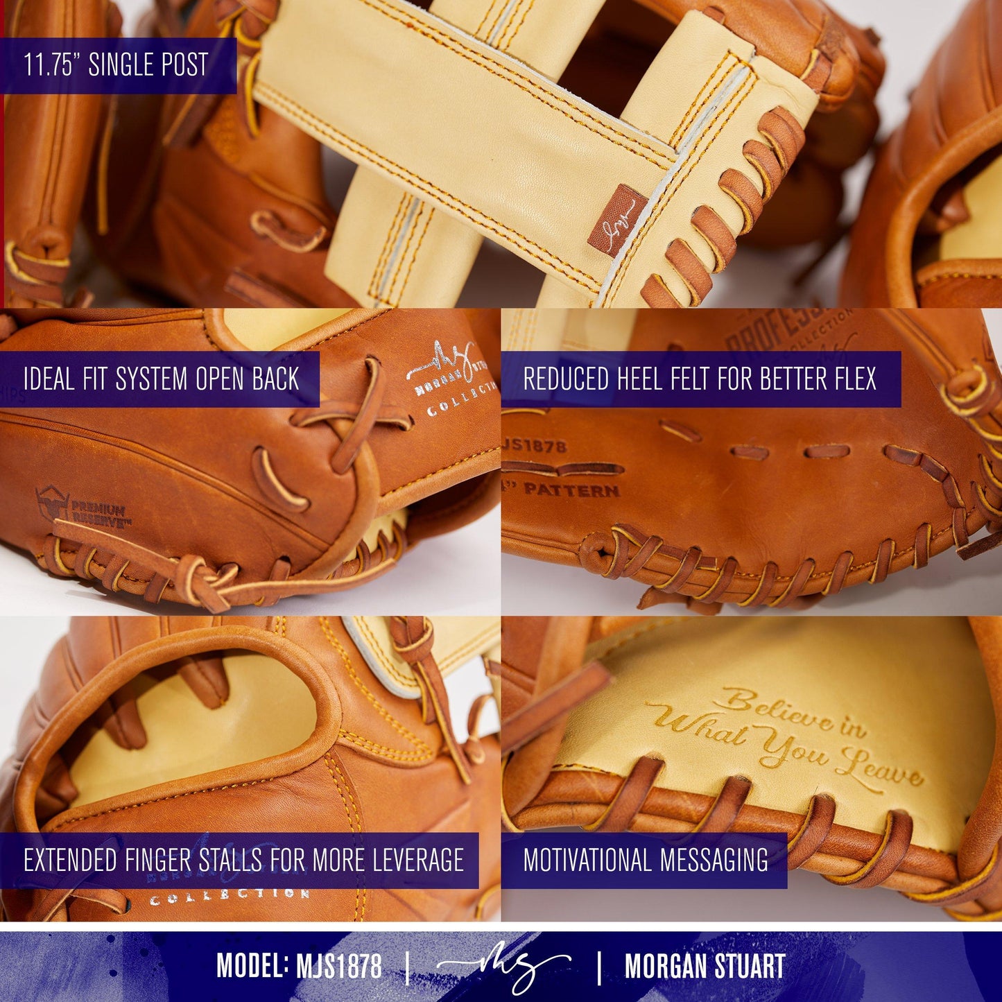 Easton Morgan Stuart Signature Model 11.75 Fastpitch Glove MJS1878