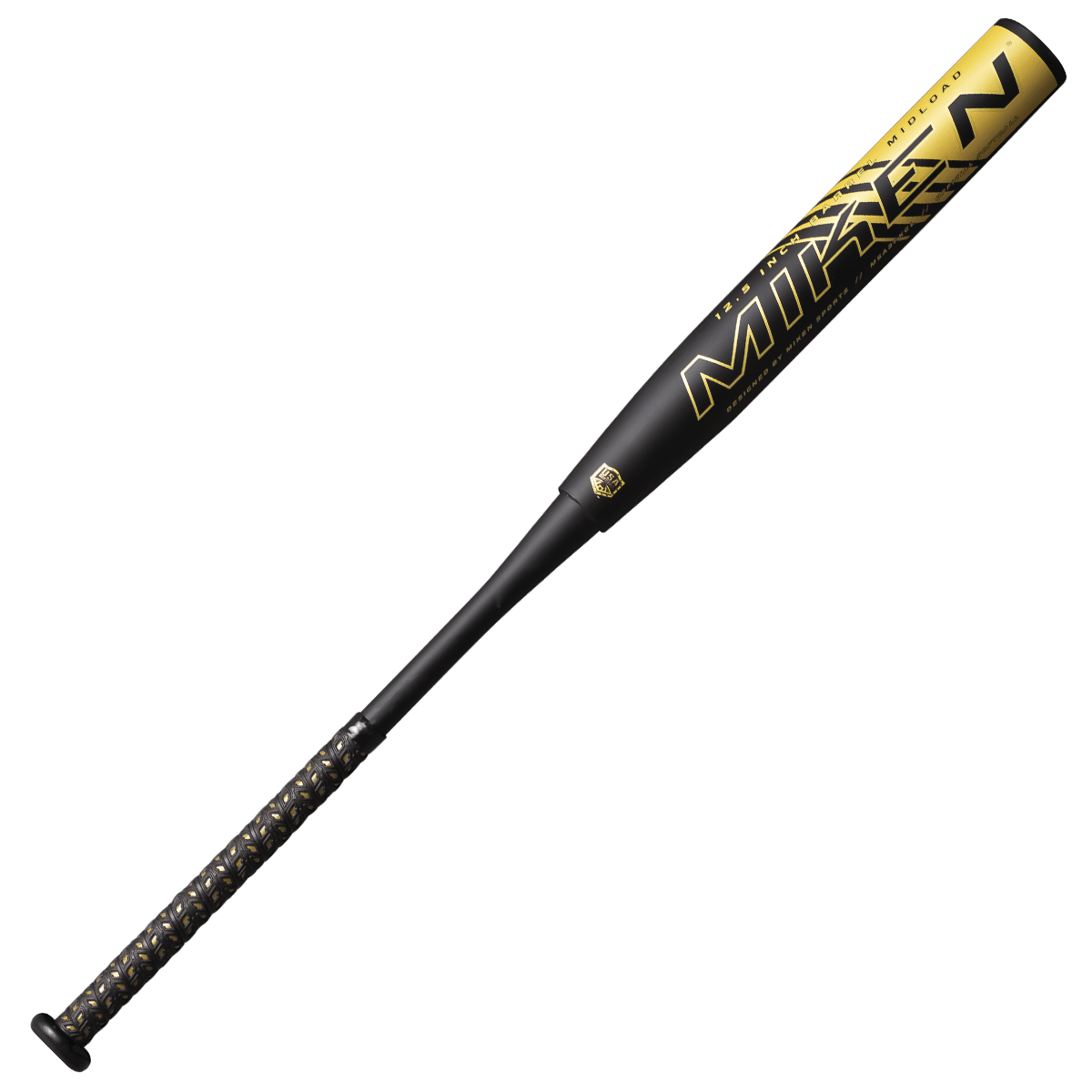 2023 Miken Freak Gold 12.5 2PC Midload ASA/USA Slowpitch Softball Bat - MSA3FKGL