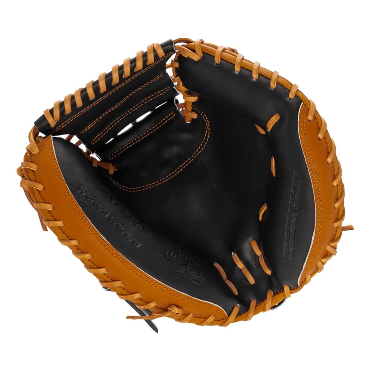 Marucci Cypress 33.5 Baseball Catcher's Mitt/Glove - MFG2CY235C1-BK/TF
