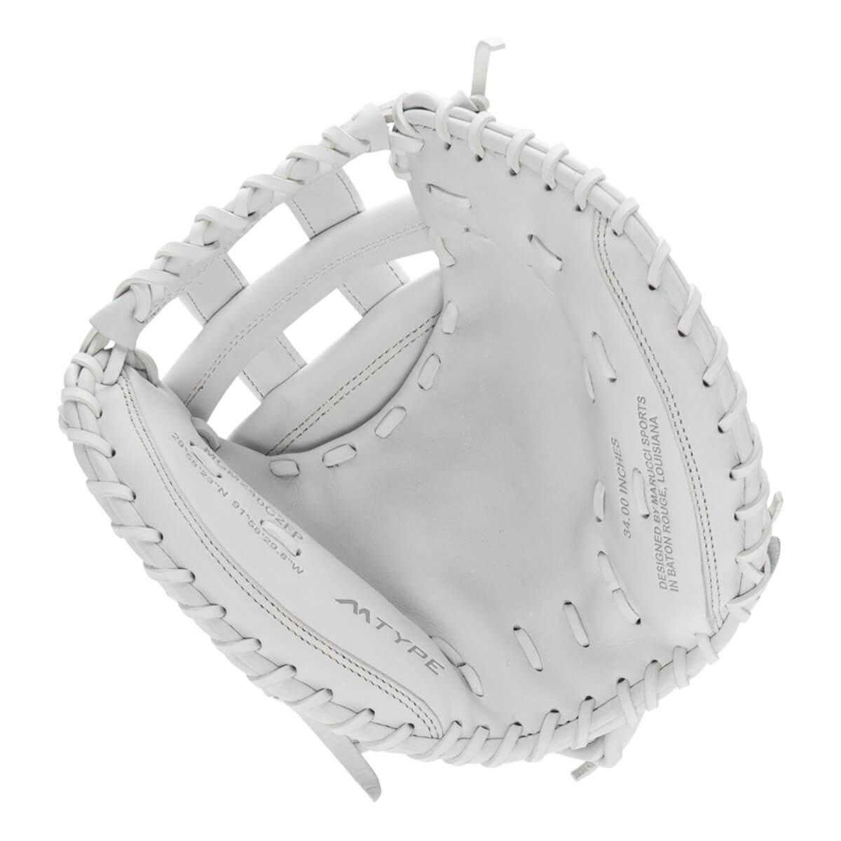 Marucci Magnolia 34 Fastpitch Softball Catcher's Mitt/Glove - MFGMGM240C2FP-W