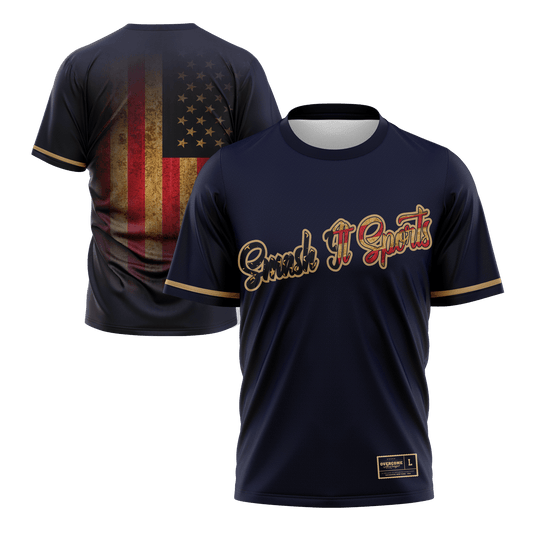 Smash It Sports Short Sleeve Shirt - Old Glory