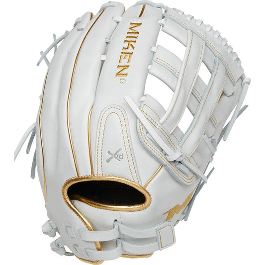 Miken White Gold PRO Series 13 Slowpitch Fielding Glove - PRO130-WG