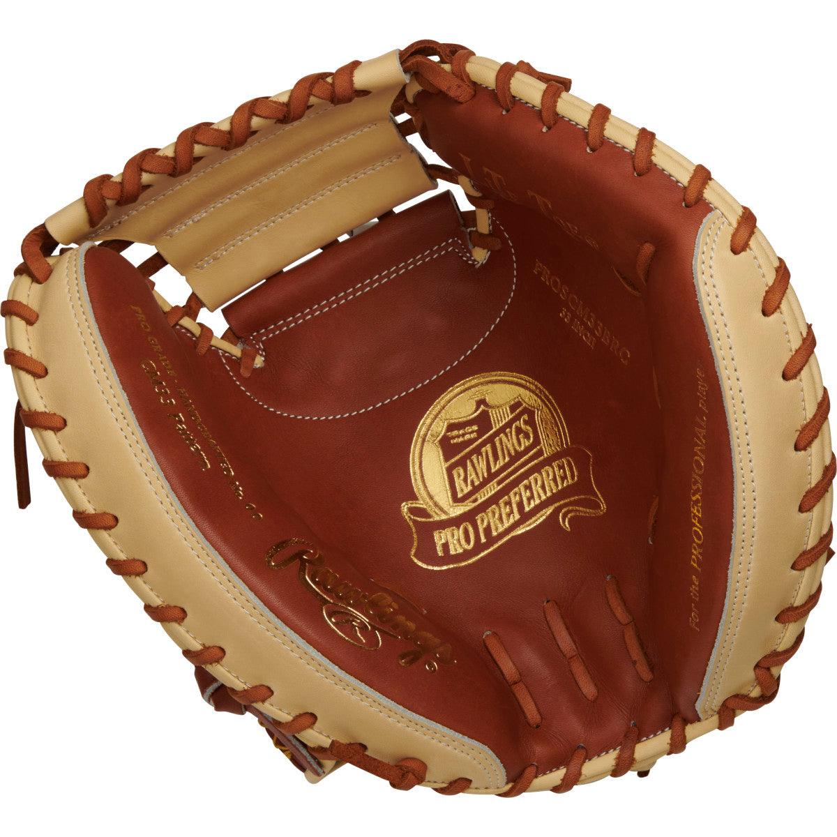 Rawlings Pro Preferred 33 Baseball Catcher's Mitt/Glove - PROSCM33BRC