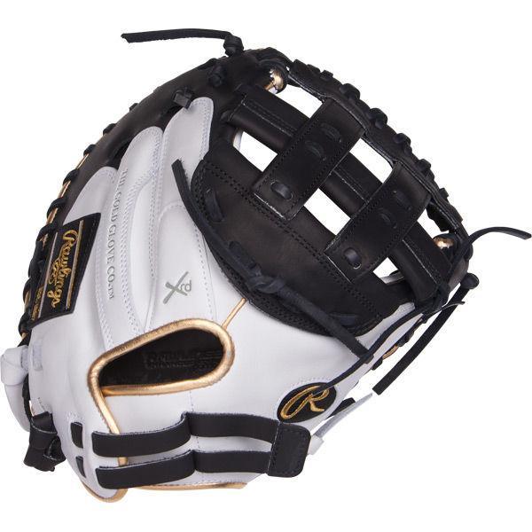Rawlings Liberty Color Series 33 RHT Fastpitch Catcher's Mitt/Glove RLACM33FPWBG