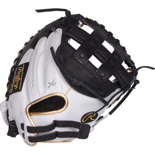 Rawlings Liberty Color Series 33 RHT Fastpitch Catcher's Mitt/Glove RLACM33FPWBG
